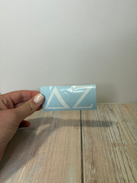 Car/ Computer Decal: Greek Letters