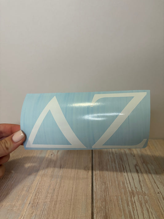 Car/ Computer Decal: Greek Letters